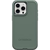 OtterBox iPhone 15 Pro MAX (Only) Defender Series Case - Forest Ranger (Green), screenless, Rugged & Durable, with Port Protection, Includes Holster Clip Kickstand