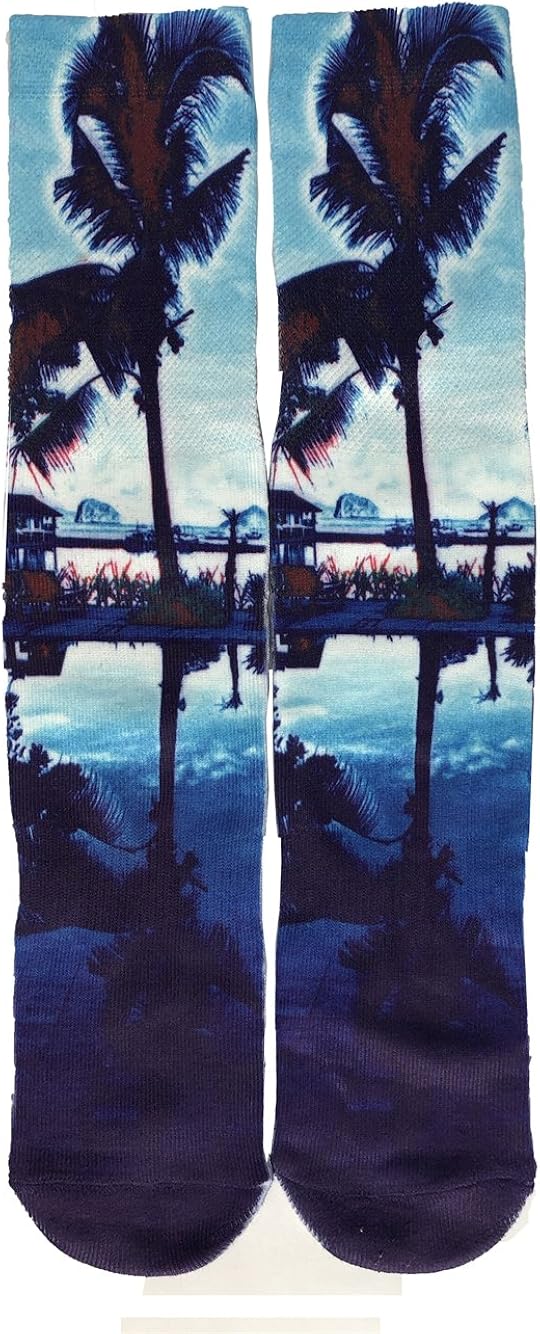 SherryDC Mens Novelty Funny Crazy Graphic Photo 3D Print Casual Long Crew Tube Socks