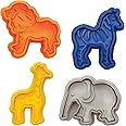 Mrs. Anderson’s Baking Animal Cracker Cookie Cutters, BPA Free, Set of 4