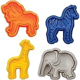 Mrs. Anderson’s Baking Animal Cracker Cookie Cutters, BPA Free, Set of 4