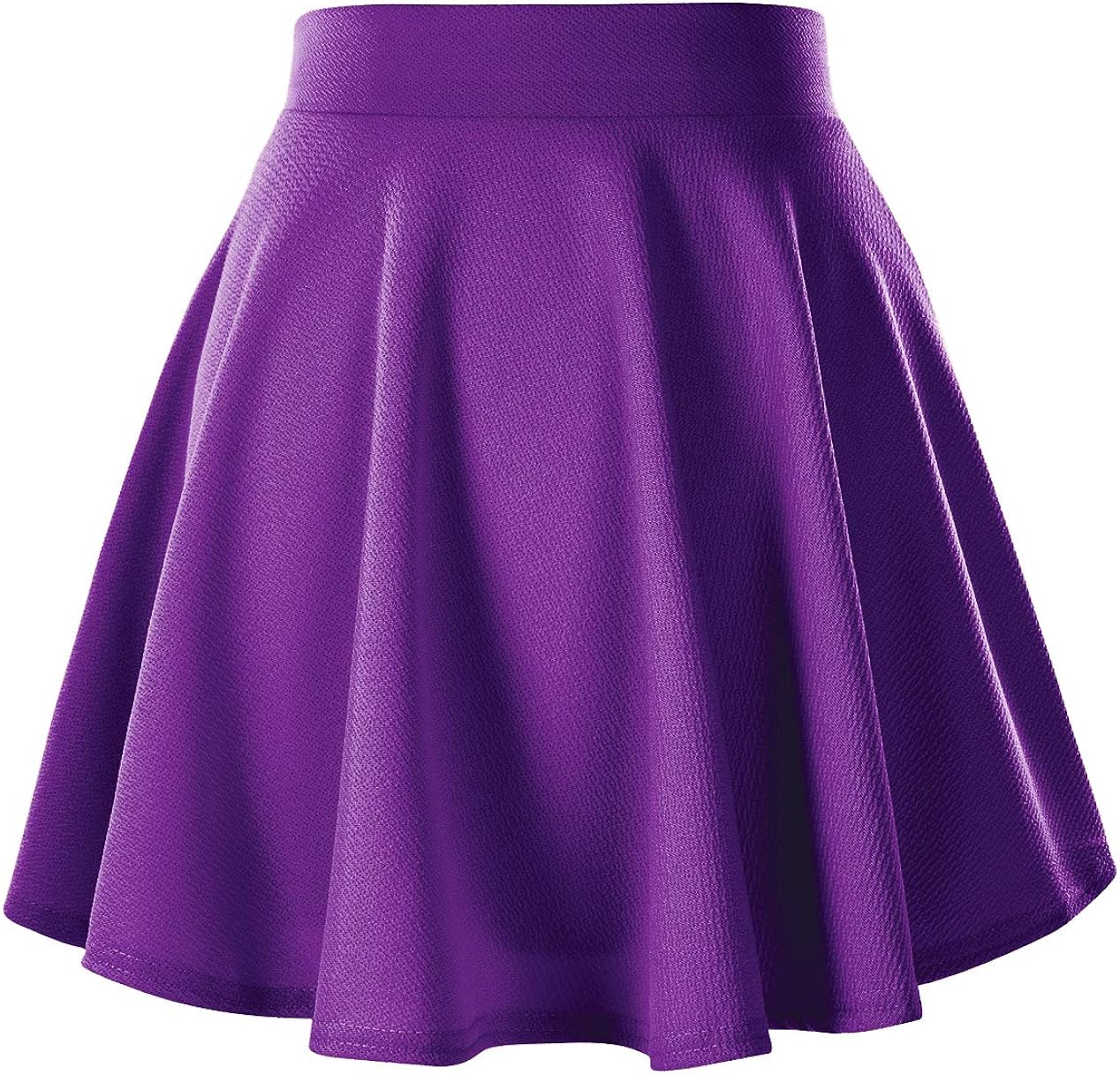 Clothing Accessories Skirts Urban CoCo Womens Basic Flared Casual 
