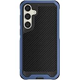 Ghostek Atomic Slim Galaxy S24 Plus Case with Real Aramid Back, Shockproof Military Grade Aluminum Bumper, and Wireless Charging Compatible Phone Cover Designed for 2024 Samsung S24+ (6.7") (Aramid)