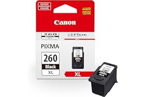 Canon Genuine PG-260XL Black Ink Cartridge