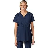Wink Scrubs for Women, W123, Maternity V-Neck Tops with 5 Pockets