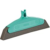 Leifheit Classic Foam Broom for Click System Handles, width 34 cm, Useful for Allergy Suffers as Dust is not Whirled Up, No Dust Cloud