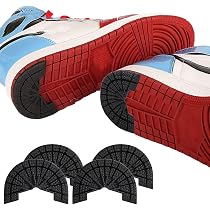 Shayee Shoes Heel Protector ,Strong Self-Adhesive Sole Drag Pad Repair Plates,Cushion Noise Reduction Skid Proof for Men and Women Sneakers 2 Pairs