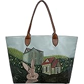 DOGO Weekender Bags for Women - Unique Design and Vegan Leather Shoulder Bags