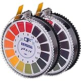 Universal pH Test Paper Strips pH Test Strips Roll, pH Measure Full Range 0-14,16.4 ft/Roll (2 Rolls)