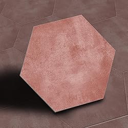 Alwayspon 24Pcs Hexagon LVT Flooring Peel and Stick