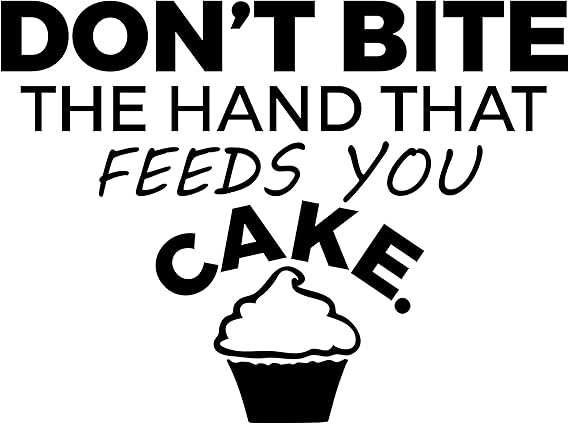 Bites the hand that feeds origin picture