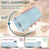 CS COSDDI Travel Mug 380ml Insulated Leak Proof Lid Stainless Steel view 3