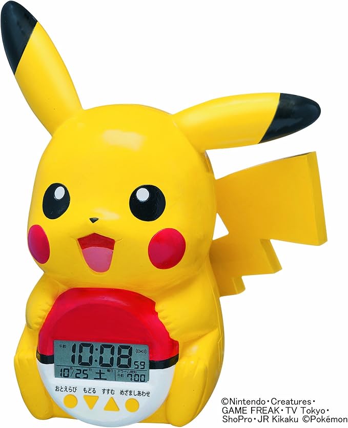 Amazon.de Seiko Clock Pokemon Pikachu Alarm Clock?jf373 a (Japan Import)