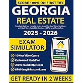 Georgia Real Estate License Exam Prep: Study Guide Made Easy – Complete Content Review, Must-Know Material Breakdown, and a Study Plan. Includes 2,000+ Questions and 8 Full-Length Practice Tests