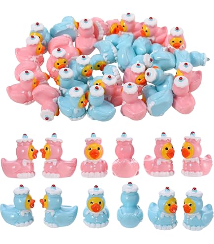 Accessoire Maison Poupée Lot De 100 Mini Canards Lumineux - 10 Couleurs - Décoration Aquarium Et Maison Canards Lumineux Miniatures