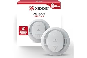 Kidde Smoke Detector, AA Battery Powered, LED Warning Light Indicators, 20SDR
