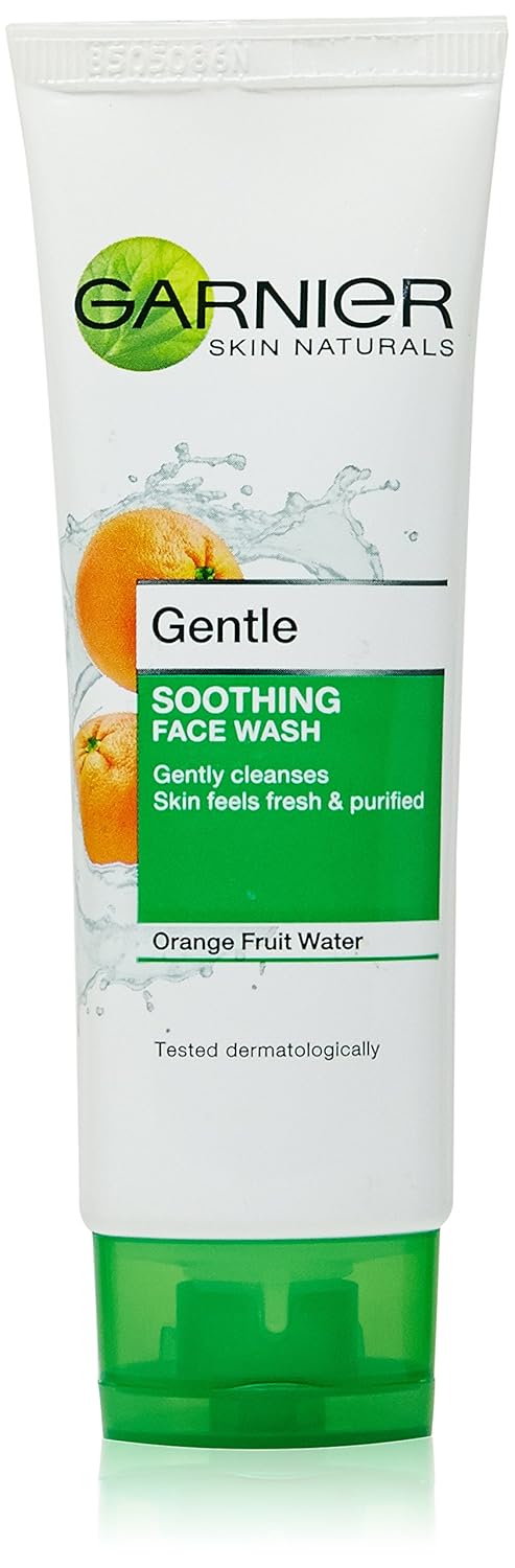 garnier soothing face wash