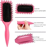 Maxmana Secret Curl Defining Brush Pink - Detangling, Shaping & Defining Curls view 3