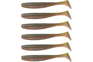 6TH SENSE - Divine Swimbait Series - Soft Plastic Swimbait and Trailer - Bass Fishing Lure - Multiple Sizes and Color Variations