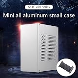 Bumdenuu A07 Mini ITX Case HTPC Chassis USB3.0 White Metal w/ Graphics Card view 5