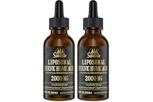 SUSATENTAR Trace Minerals Electrolytes Drops 2000 MG | Liquid Liposomal Fulvic Humic Acid Supplement | 72+ Trace Minerals | Hydration | Detoxification | Energy | pH Balance | Digestion | Immunity | 4 Oz