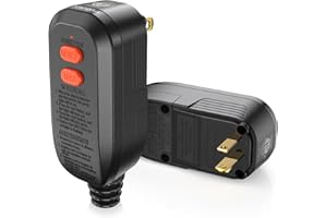 OAONAN GFCI Replacement Plug Assembly Auto Reset 15 Amp 2 Prongs, 5 Years Warranty, Ground Fault Circuit Interrupter Safety P