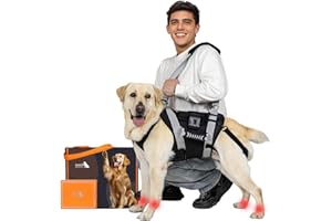 SENIOR BUDDAY Dog Lift Harness for Large Dogs,Full Body Dog Sling Carrier with Handle,for Up Stair/Back Legs Support/Dogs Joint Injuries/Arthritis (X-Large)