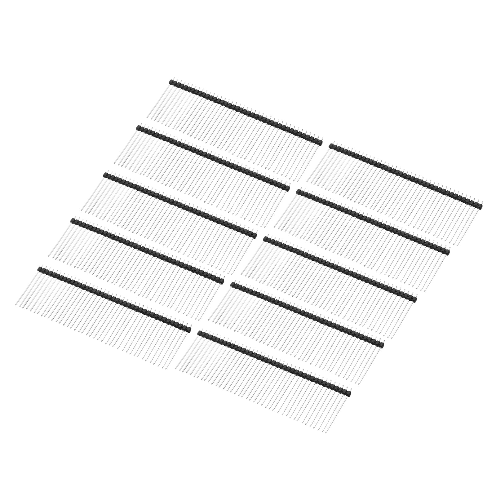 PATIKIL DIP Pin Header Single Row 40P 35mm Length Copper Plated for PCB Pack of 20