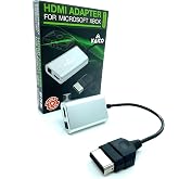 Kaico Original Xbox HDMI Adapter, Xbox2HDMI with Toslink Optical Audio | Supports 480i, 480p, 720p and 1080i, no extra power needed, component-quality video, and Dolby Digital 5.1 audio