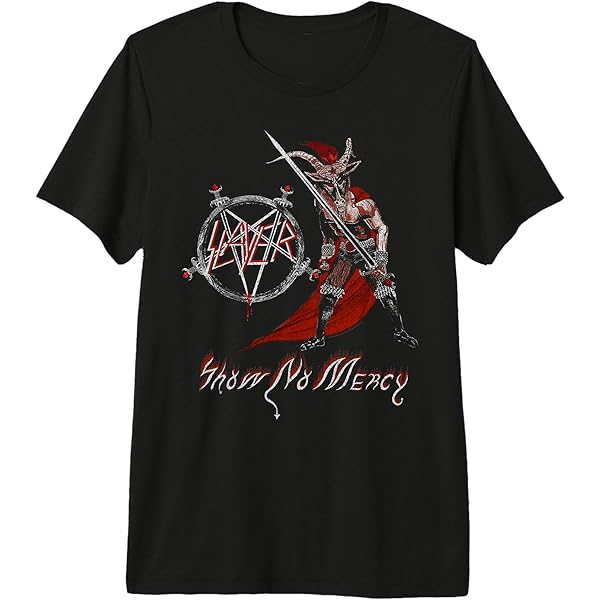 Amazon.com: Slayer - Classic Logo Premium Tri-blend T-Shirt