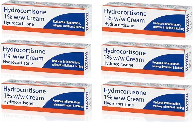 ORTCI Pinewoods Bite & Stings Relief Cream 1% Hydrocortisone 6 x 10g Tubes