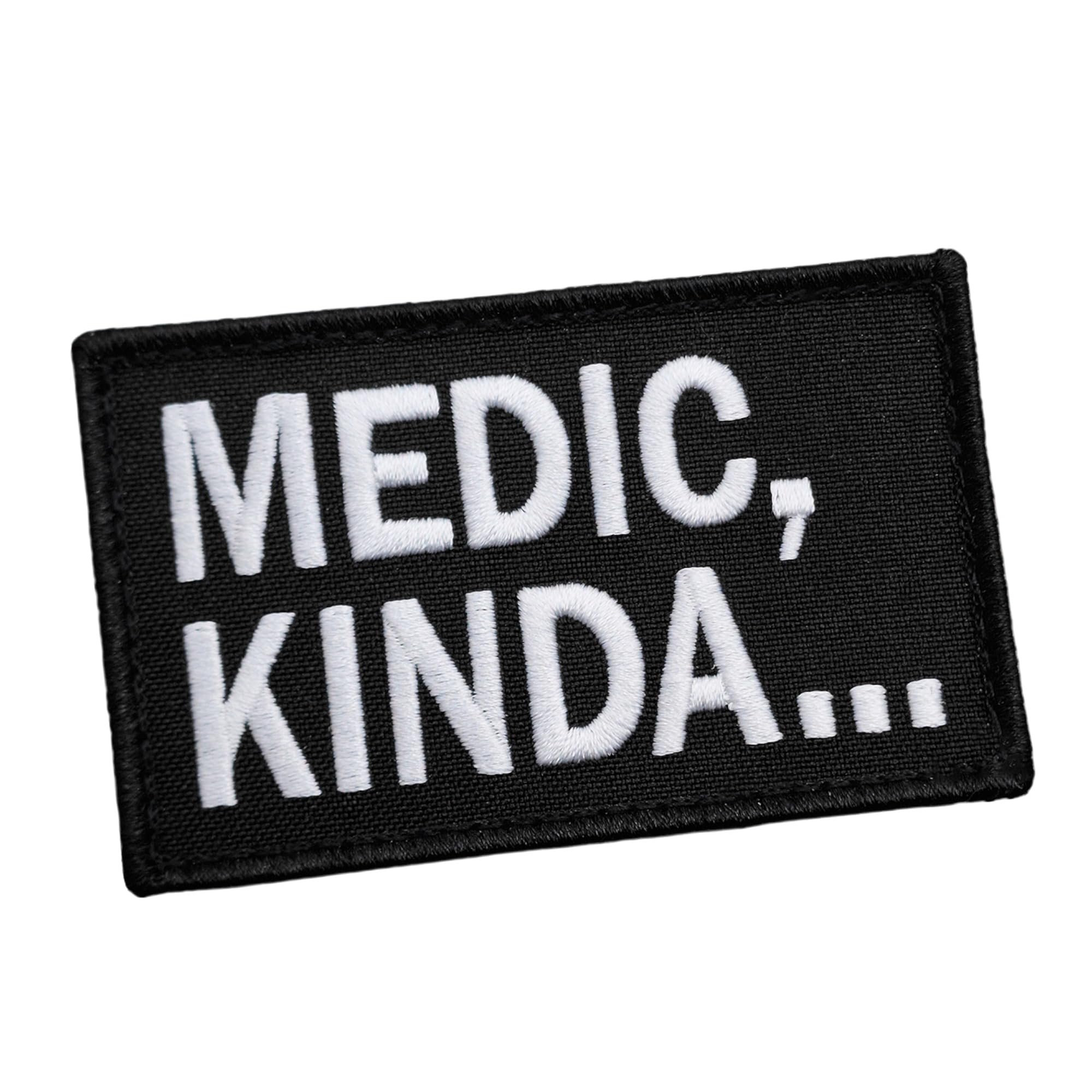 Medic Kinda 2x3.25 Morale Tactical Military Fastener Patch