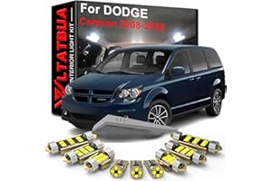 LED Interior Light Kit Package Replacement for DODGE Caravan Grand Caravan SE SXT 2008 2009 2010 2011 2012 2013 2014 2015 201