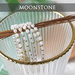 Morchic Natural Moonstone Adjustable Bracelet for