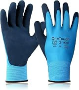 A406 Latex Coated Work Gloves 3 Pair Waterproof Breathable Nylon Grip XL-10 view 1