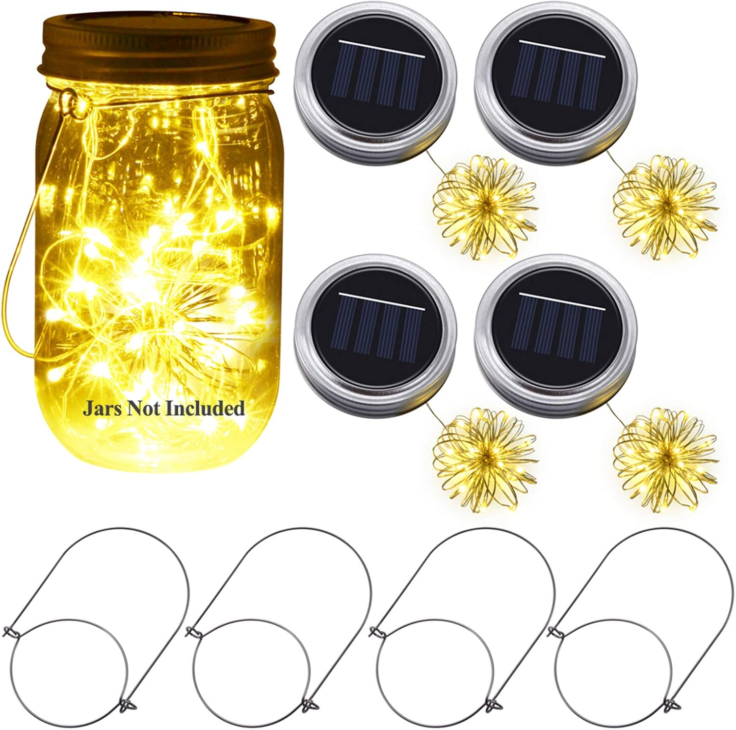Ymenow Mason Jar Lid Lights