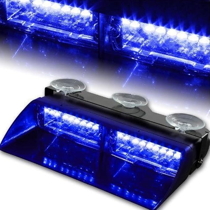 XT AUTO Car 16led 18 Flashing Mode Emergency Vehicle Dash Warning