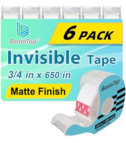 Scotch Heavy Duty Shipping Packaging Tape, 1.88 in x 60.15 yd, 6 Pack