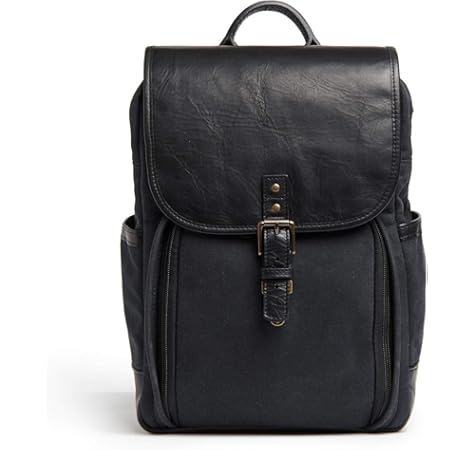 leather camera backpack
