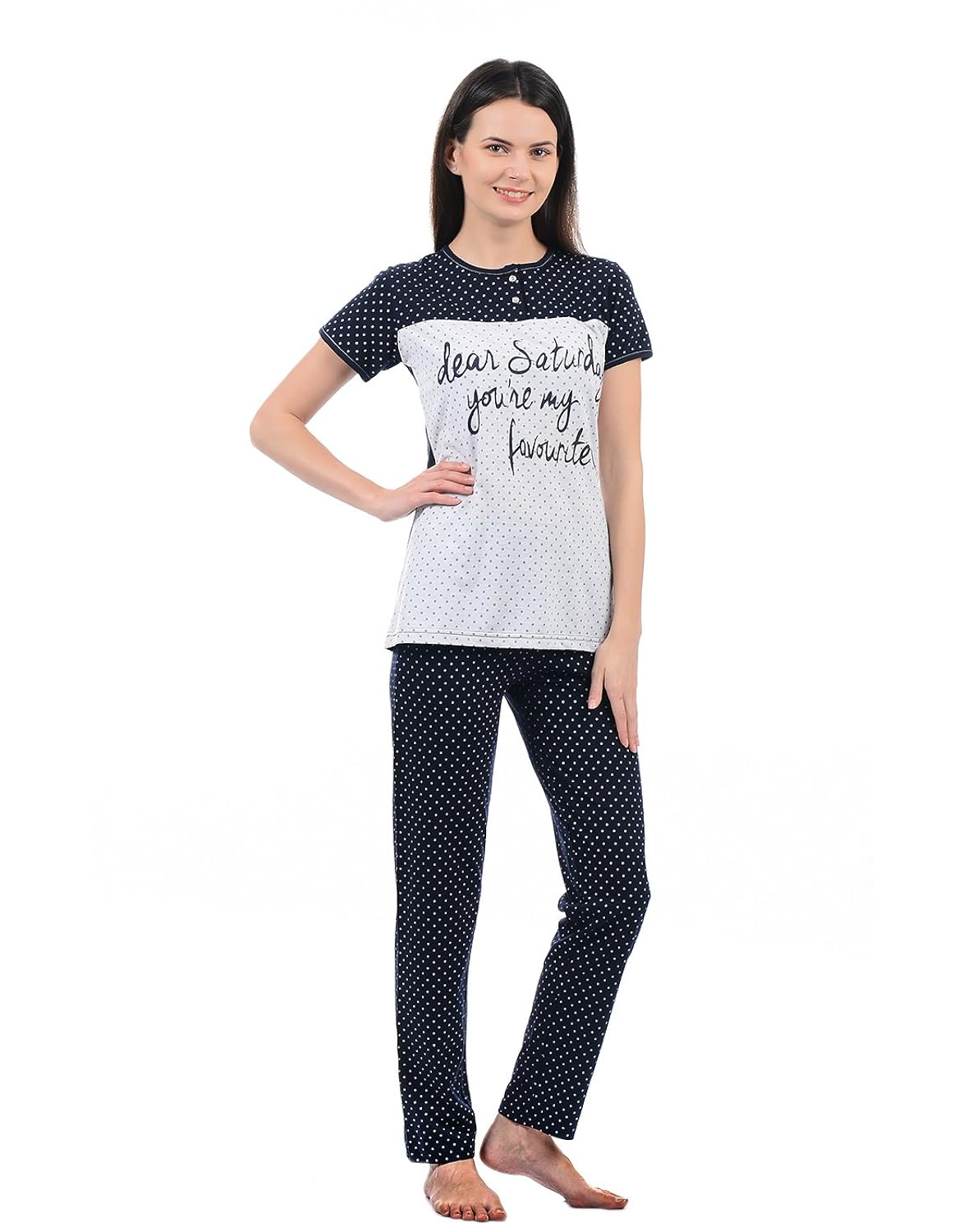 monte carlo women casual nightsuit set