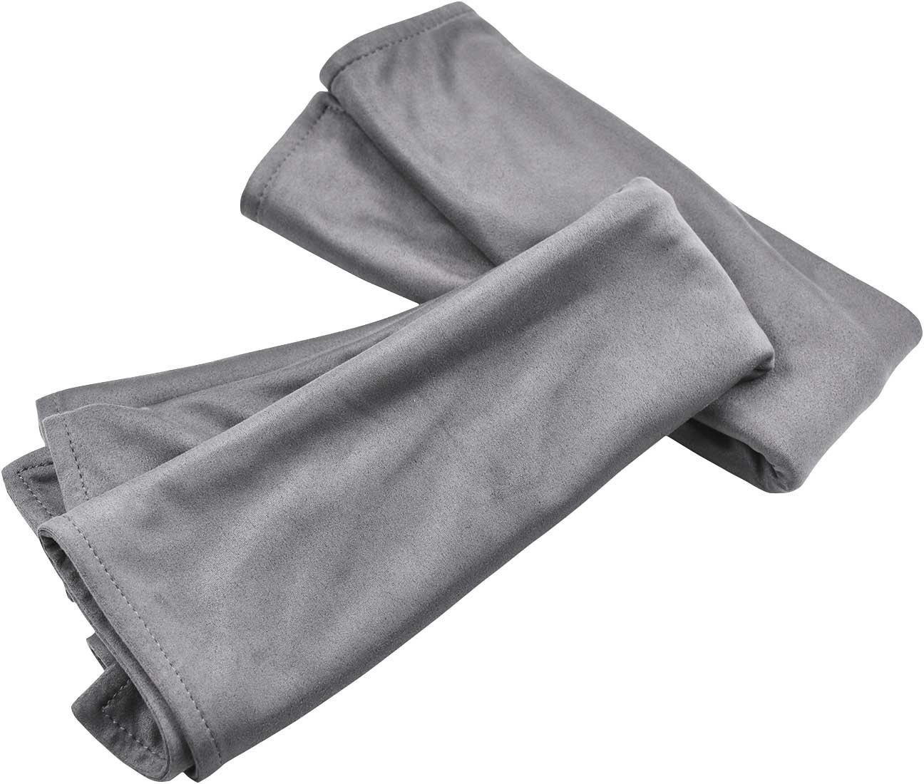 ZEALAX Set of 2 Decorative Throw Pillow Covers Comfortable Cushion Covers Pillowcases for Sofa Couch Home Decor, 18 x 18 inches, Gray