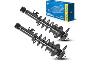 PHILTOP Rear Struts Shock for Cooper 2002-2008, Shock Absorber 171112L/171112R, Struts with Coil Spring SAA841 2 Pcs
