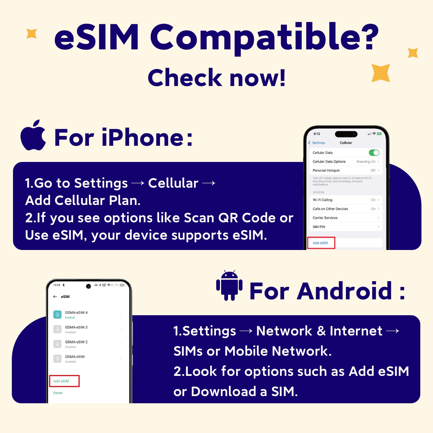 eSIM Card USA Prepaid 30GB 30Days | 4G LTE High-Speed Network | Easy Activation | Hotspot Allow | High Coverage Multi-Carrier for Unlocked iOS & Android | No Contract No SIM Card