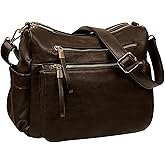 KOGTLA Women's Crossbody Shoulder Bag Roomy Multi Pockets Purse Handbag Travel Satchel Hobo Messenger Bag
