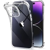 IAIYOXI Clear Case for iPhone 8 Plus - Crystal Clear Military Grade Drop Protection, Non-Yellowing Armor, Shockproof Protective Cover, Compatible with iPhone 8 Plus (iPhone 8 Plus)