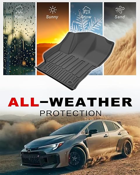 FOR TOYOTA COROLLA FLOOR MATS AND CARGO LINER 2020-2026 – ALL WEATHER FLOOR MATS AND TRUNK MAT FOR TOYOTA COROLLA/COROLLA HYBRID SEDAN (NOT FIT COROLLA CROSS/HATCHBACK) 2025 2024 2023 2022 2021 2020