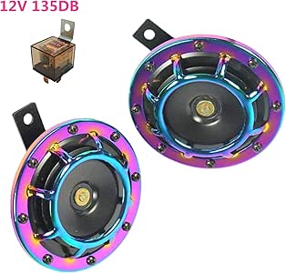 Amazon.com: Viping Car Electric Horn 135db Car Horns Kit 12V Auto Horn