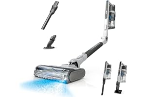 Shark PowerPro Flex Reveal Plus Cordless Vacuum, FloorDetect & Dirt-Reveal Technology, HEPA Filter, for Carpets & Hard Floors, Up to 50-Minute Runtime, Powerful Pet Hair Pickup, Java, IZ382H