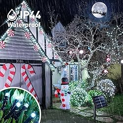 JMEXSUSS 2 Pack Solar Christmas Lights Outdoor