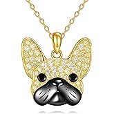 YFN Dog Breeds Necklace Sterling Silver Dog Pendant Cute Animal Jewelry Gifts for Women