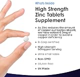 New Leaf Zinc 50mg High Strength Tablets with Copper, 120 Vegan Tablets view 2